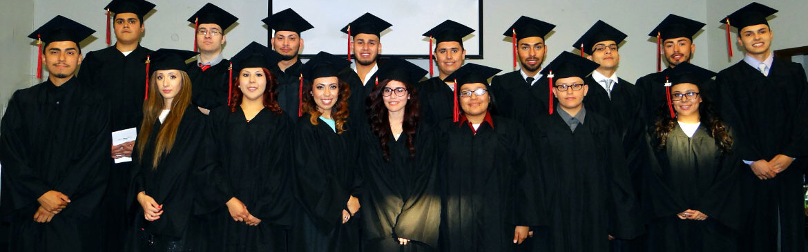 Crown Point High School graduates in caps and gowns